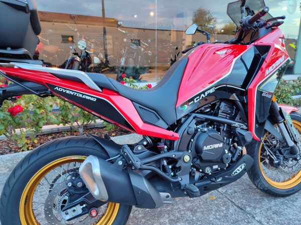 Moto Morini X Cape 650 Gold Wheel Edition - pochi Km - accessoriata - immagine 3