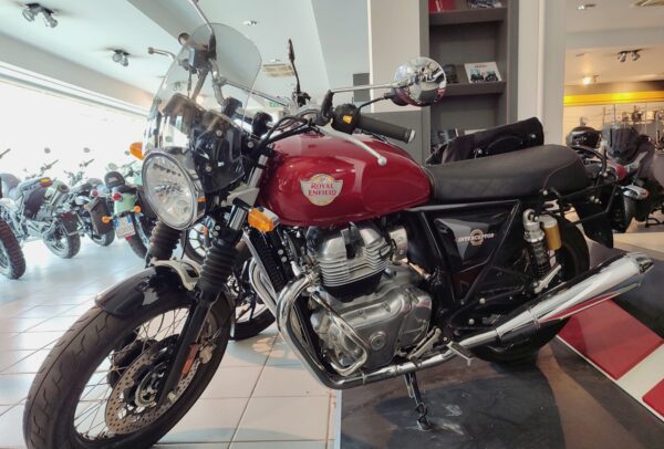 Royal Enfield Interceptor 650 Canyon Red - tagliandata - accessoriata - garanzia - finanziabile - immagine 4