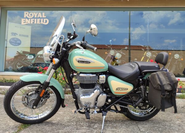Royal Enfield Meteor 350 Aurora Green - garanzia ufficiale - Borse Laterali - immagine 4
