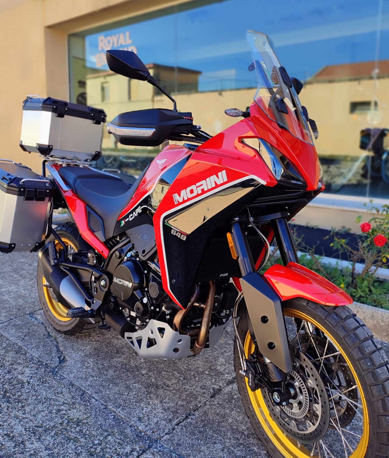 Moto Morini X Cape 650 Gold Wheels - Seminuova - Pluriaccessoriata - Km 3980