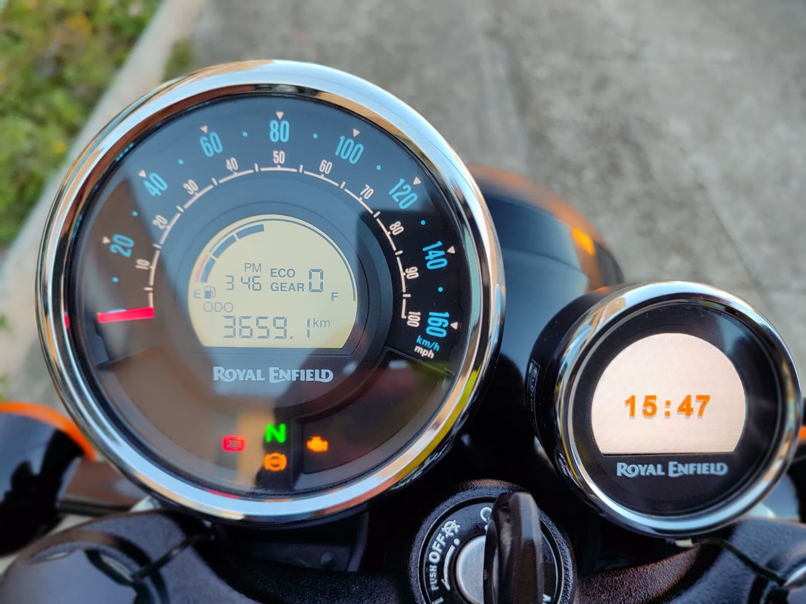 Royan Enfield Meteor 350 Fireball Matt Green Km 3650 - Pluriaccessoriata - garanzia Ufficiale - immagine 5