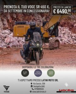 Voge SR450X Prenotabile - Prezzo di Lancio € 6.490,00 f.c. - Prossima consegna!